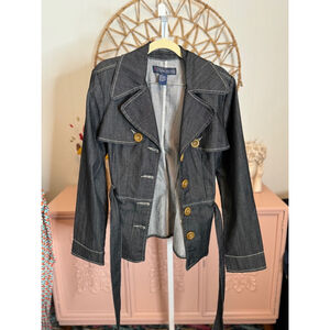 Women's Bacchini Denim Jacket - Size M - Black